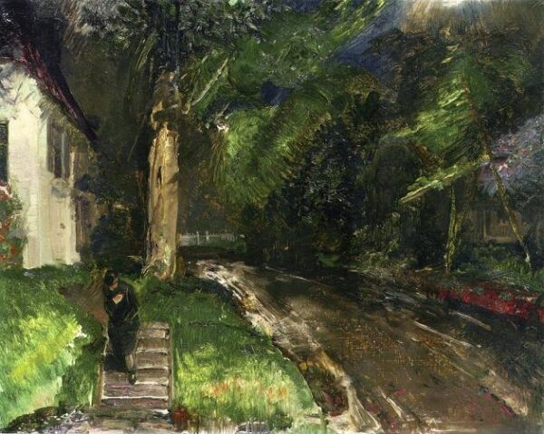 Wet Night by George Bellows, hand-painted oil painting reproduction