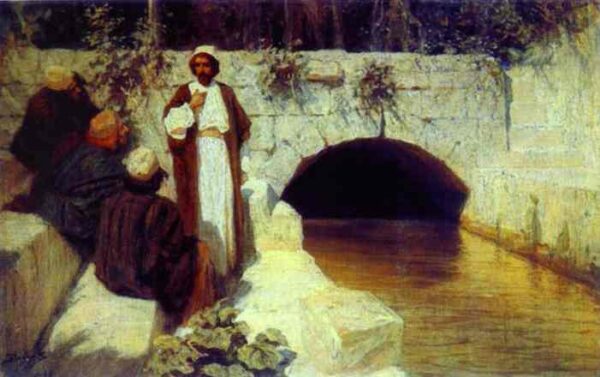 What People Think About Me by Vasiliy Polenov, hand-painted oil painting reproduction