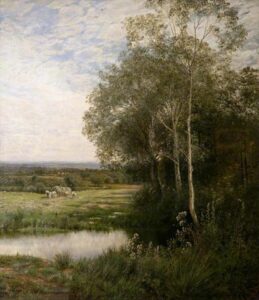 Where the Waters Gently Pass by John Clayton Adams, hand-painted oil painting reproduction