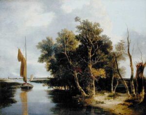 Wherries on the Yare by John Crome, hand-painted oil painting reproduction