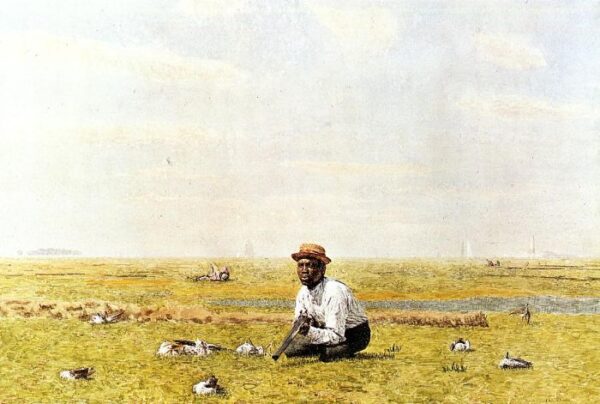 Whistling For Plover by Thomas Eakins, hand-painted oil painting reproduction