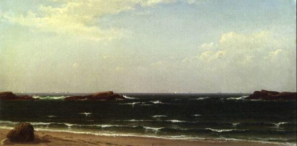 White Caps by Alfred Thompson Bricher, hand-painted oil painting reproduction