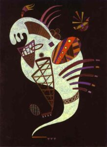 White Figure by Wassily Kandinsky, hand-painted oil painting reproduction