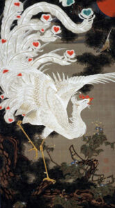 White Phoenix on Old Pine by Itō Jakuchū, hand-painted oil painting reproduction