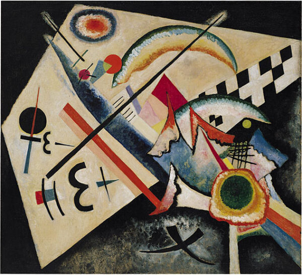 White cross by Wassily Kandinsky, hand-painted oil reproduction