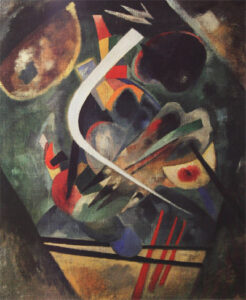 White line by Wassily Kandinsky, hand-painted oil painting reproduction