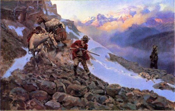 Whose Meat by Charles Marion Russell, hand-painted oil reproduction