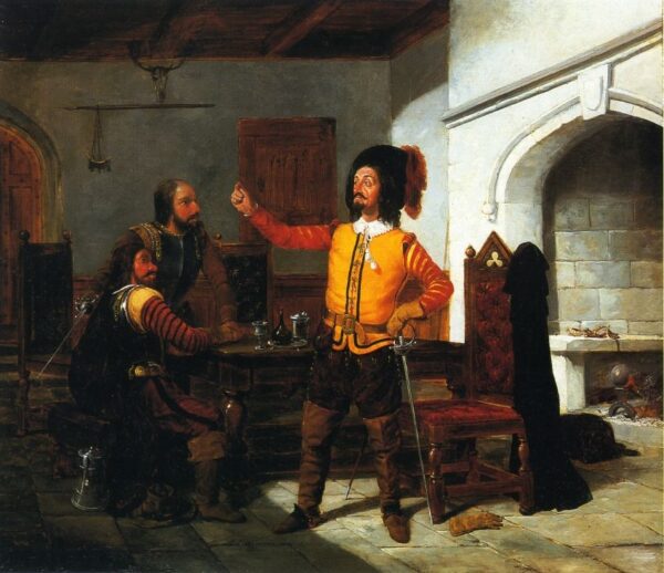 William Dodge as Pistol by Arthur Fitzwilliam Tait, hand-painted oil painting reproduction