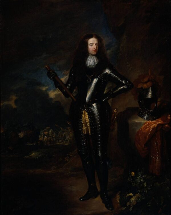 William III by Caspar Netscher, hand-painted oil painting reproduction