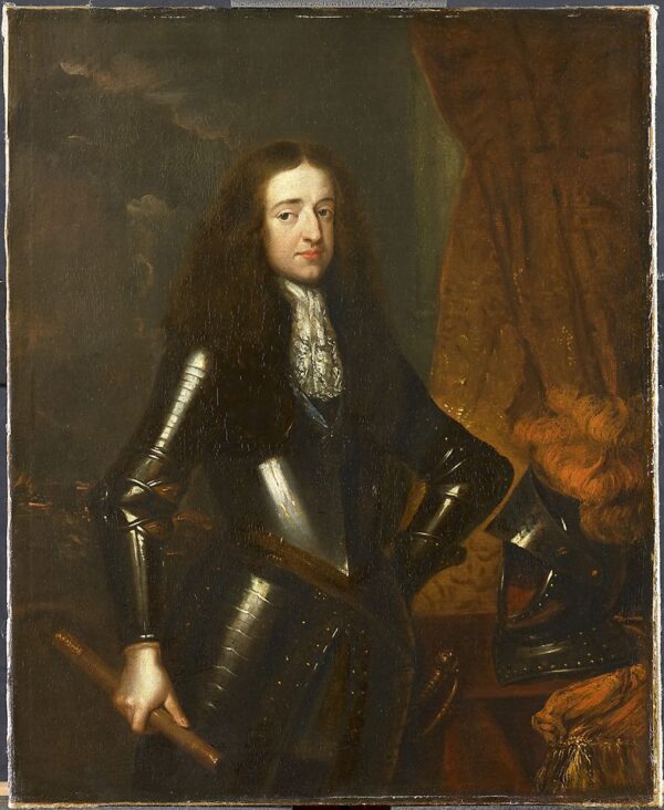 William III s by Caspar Netscher, hand-painted oil painting reproduction