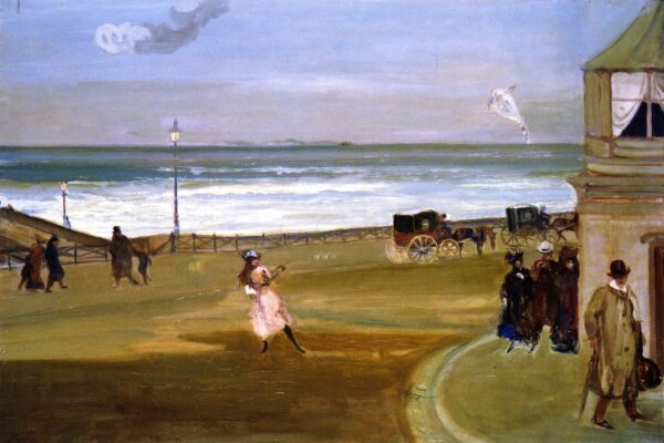 Windy Day at Brighton by Charles Conder, hand-painted oil painting reproduction
