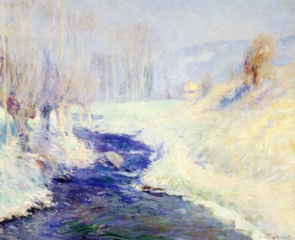 Winter by Guy Rose, hand-painted oil painting reproduction
