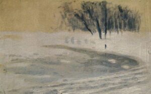 Winter 1 1890 1895 by Arkhip Kuindzhi, hand-painted oil painting reproduction