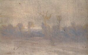 Winter Fog 1890 1895 by Arkhip Kuindzhi, hand-painted oil painting reproduction