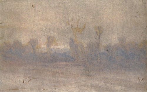 Winter Fog 1890 1895 by Arkhip Kuindzhi, hand-painted oil reproduction