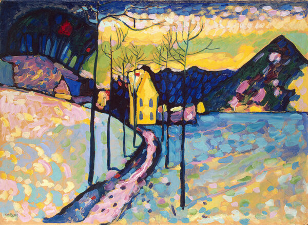 Winter Landscape by Wassily Kandinsky, hand-painted oil painting reproduction