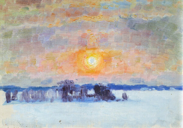 Winter Sun by Eero Järnefelt, hand-painted oil painting reproduction