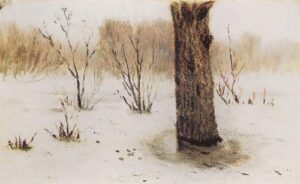 Winter Thaw 1890 1895 by Arkhip Kuindzhi, hand-painted oil painting reproduction