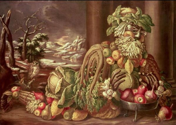 Winter c by Giuseppe Arcimboldo, hand-painted oil painting reproduction