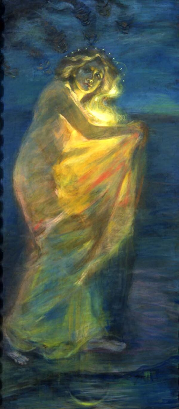Woman Clothed with the Sun by Alice Pike Barney, hand-painted oil painting reproduction
