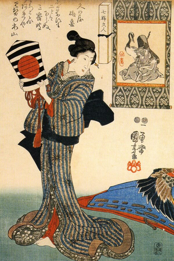 Woman N19 by Utagawa Kuniyoshi, hand-painted oil painting reproduction