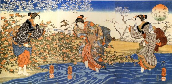Woman X by Utagawa Kuniyoshi, hand-painted oil painting reproduction