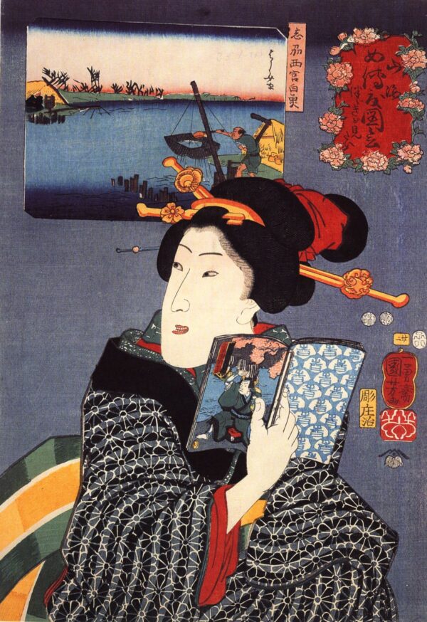 Woman XII by Utagawa Kuniyoshi, hand-painted oil painting reproduction