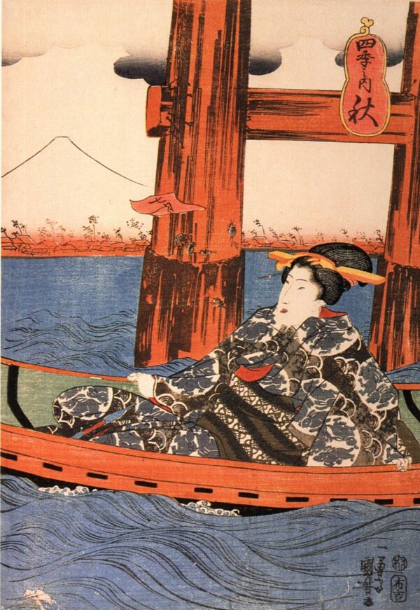 Woman XIII by Utagawa Kuniyoshi, hand-painted oil painting reproduction