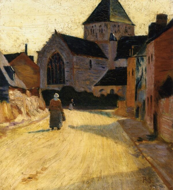 Woman in a Street by Paul Sérusier, hand-painted oil painting reproduction