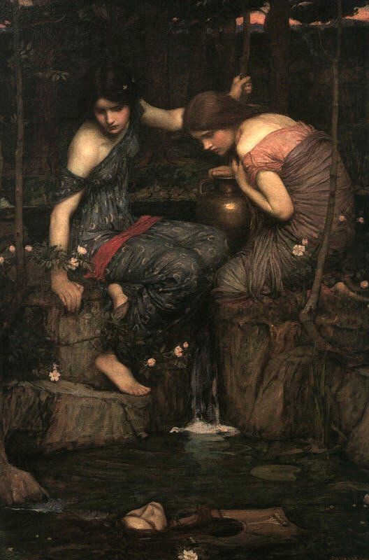 Women with Water Jugs by John William Waterhouse, hand-painted oil reproduction