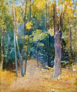 Wooded Interior by Emil Carlsen, hand-painted oil painting reproduction