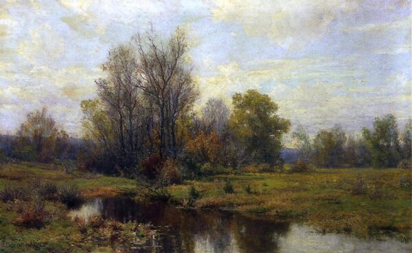 Woodland Scene by Hugh Bolton Jones, hand-painted oil painting reproduction
