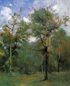 Woods by Emil Carlsen, hand-painted oil painting reproduction