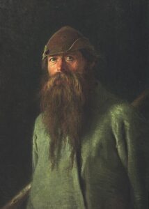 Woodsman by Ivan Nikolaevich Kramskoy, hand-painted oil painting reproduction