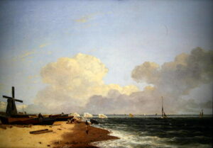 Yarmouth Beach looking North Morning by John Crome, hand-painted oil painting reproduction