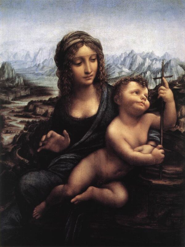 Madonna with the Yarnwinder by Leonardo da Vinci, hand-painted oil painting reproduction