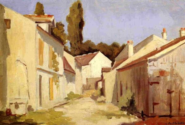 Yerres, Close of the Abbesses by Gustave Caillebotte, hand-painted oil painting reproduction