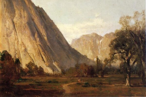 Yosemite by Thomas Hill, hand-painted oil painting reproduction