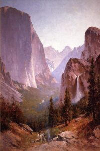 Yosemite II by Thomas Hill, hand-painted oil painting reproduction