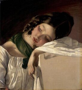 Young Girl by Friedrich von Amerling, hand-painted oil painting reproduction