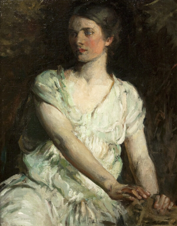 Young Woman (Bessie Price) by Abbott Handerson Thayer, hand-painted oil painting reproduction
