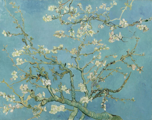 Blossoming Almond Tree by Vincent van Gogh, hand-painted oil painting reproduction