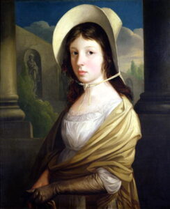 Priscilla Jones wife of the artist by Thomas Barker of Bath, hand-painted oil painting reproduction