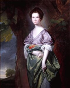 Portrait of Lady Henrietta Frances, Countess of Bessborough by George Romney, hand-painted oil painting reproduction