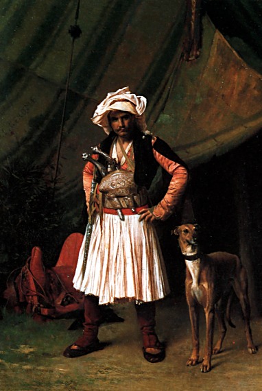 Bashi-Bazouk and his Dog by Jean-Léon Gérôme, hand-painted oil reproduction
