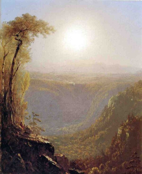 Kauterskill Clove, in the Catskills by Sanford Robinson Gifford, hand-painted oil reproduction
