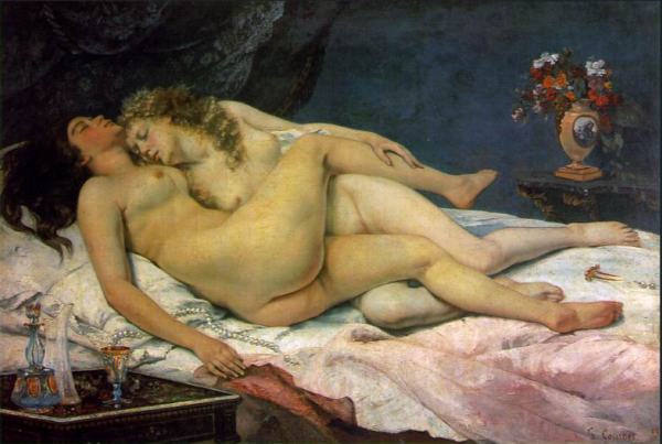 The Sleepers by Gustave Courbet, hand-painted oil reproduction