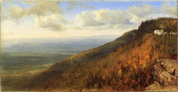 A Sketch from North Mountain, In the Catskills by Sanford Robinson Gifford, hand-painted oil painting reproduction