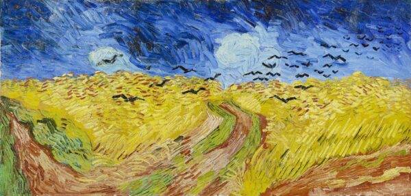 Wheatfield with Crows by Vincent van Gogh, hand-painted oil painting reproduction