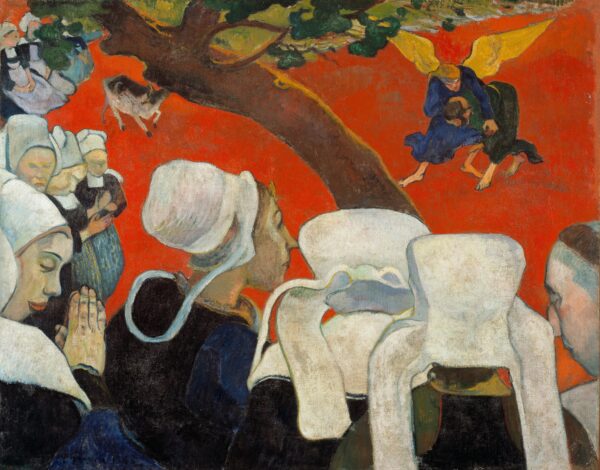 Vision after the Sermon by Paul Gauguin, hand-painted oil painting reproduction